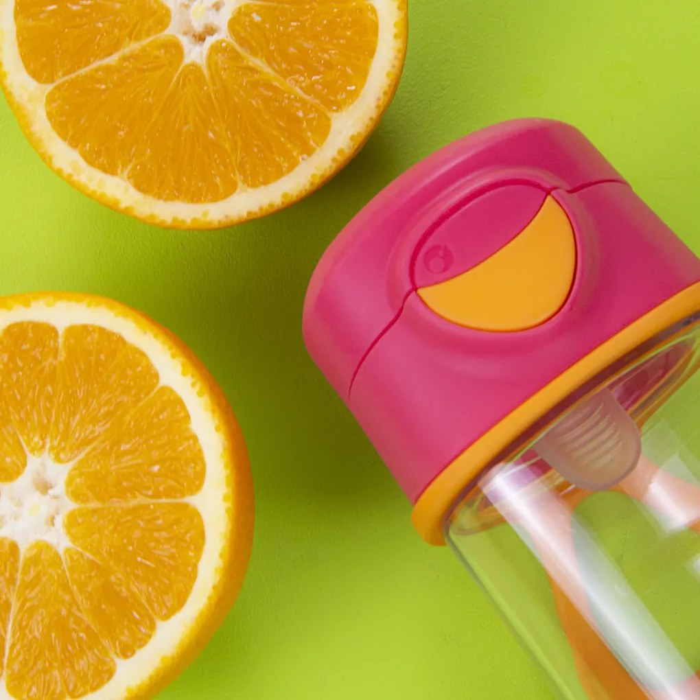 Bottiglia Sport 450 ml – rosa/arancione