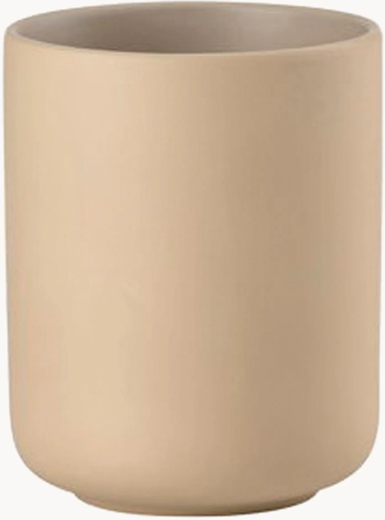 Porta spazzolini con superficie soft-touch Ume