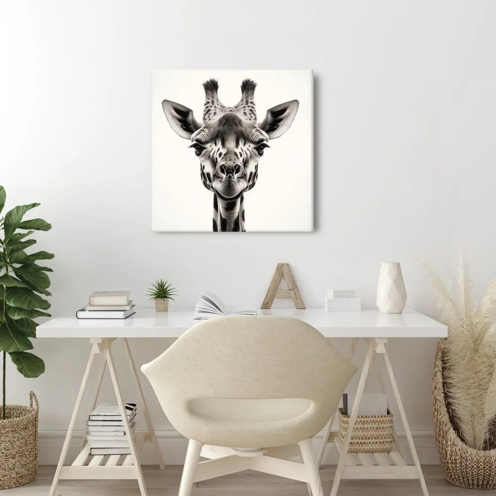 Quadro su tela – Sguardo della giraffa