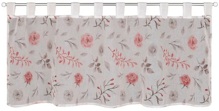 Tenda sottile bianca/rosa 135x45 cm Rose – Sehlbach