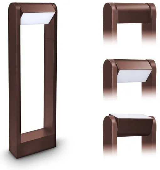 Brilagi - Lampada LED da esterno CROTONE LED/7W/230V marrone IP54 50 cm