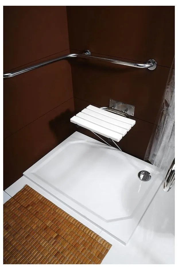 Maniglione da bagno in acciaio a parete 71 cm Handicap - Sapho