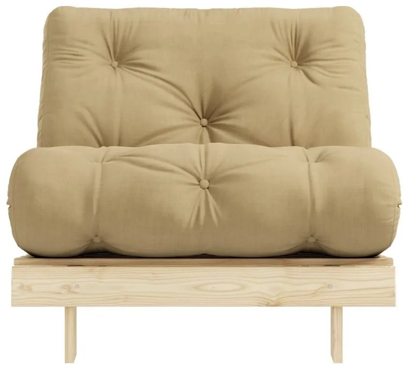 Poltrona variabile Raw/Wheat Beige Roots - Karup Design