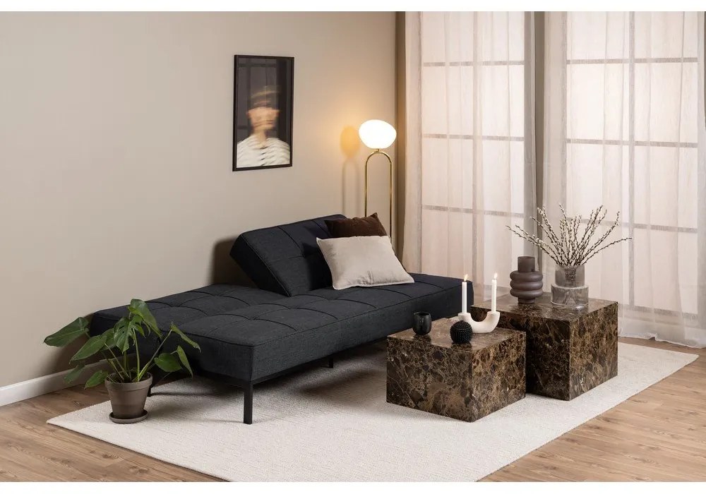 Divano grigio scuro allungabile 198 cm Perugia – Actona