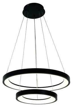 Brilagi - Lampada a sospensione dimmerabile su cavo FALCON SLIM LED/68W/230V Ø 50 cm nera + telecomando
