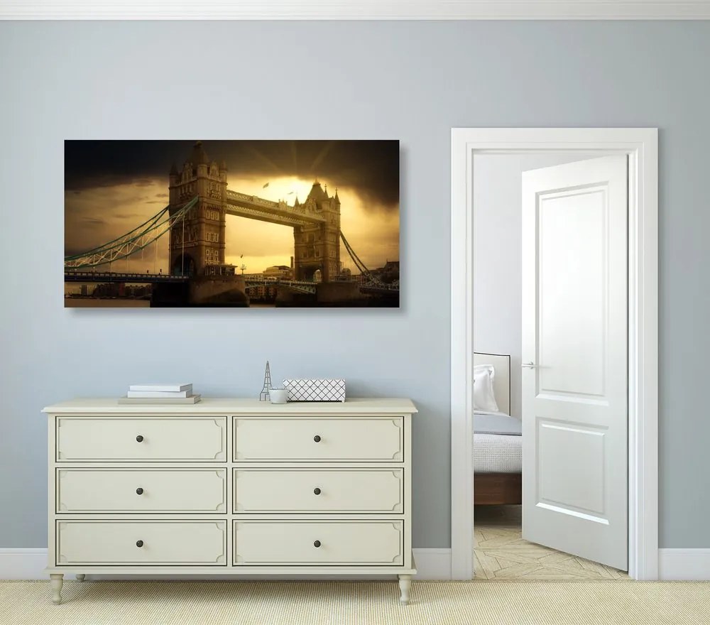 Quadro su tela – Tramonto su Tower Bridge