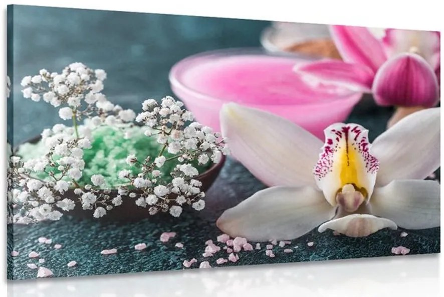 Stampa su tela – Splendida orchidea dettagliata
