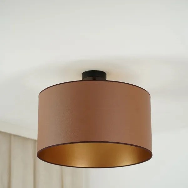 Brilagi - Lampadario OREGON ROLLER VEGE 1xE27/15W/230V Ø45 cm marrone