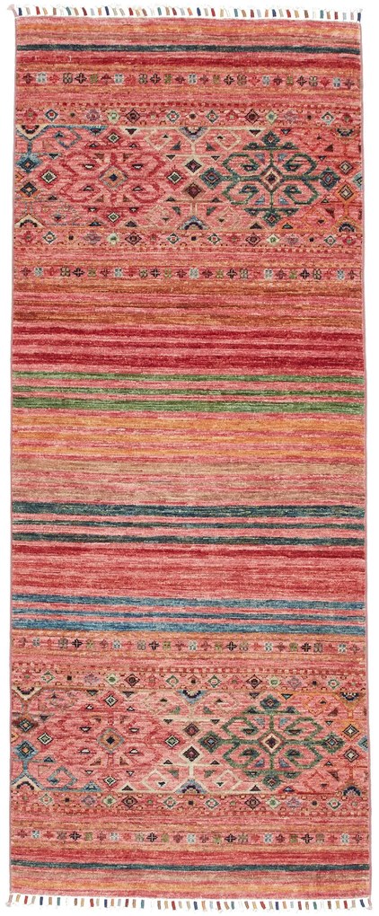 Samarkand Tappeto 80x190 (Pakistan) Annodato A Mano