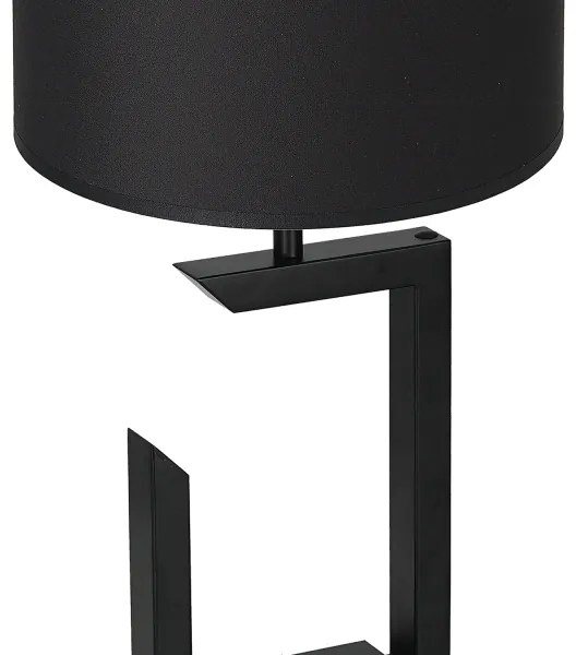 Lampada da tavolo 1xE27/60W/230V 45 cm nero/oro