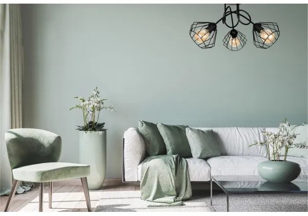 Lampadario a plafone CEED 3xE27/60W/230V