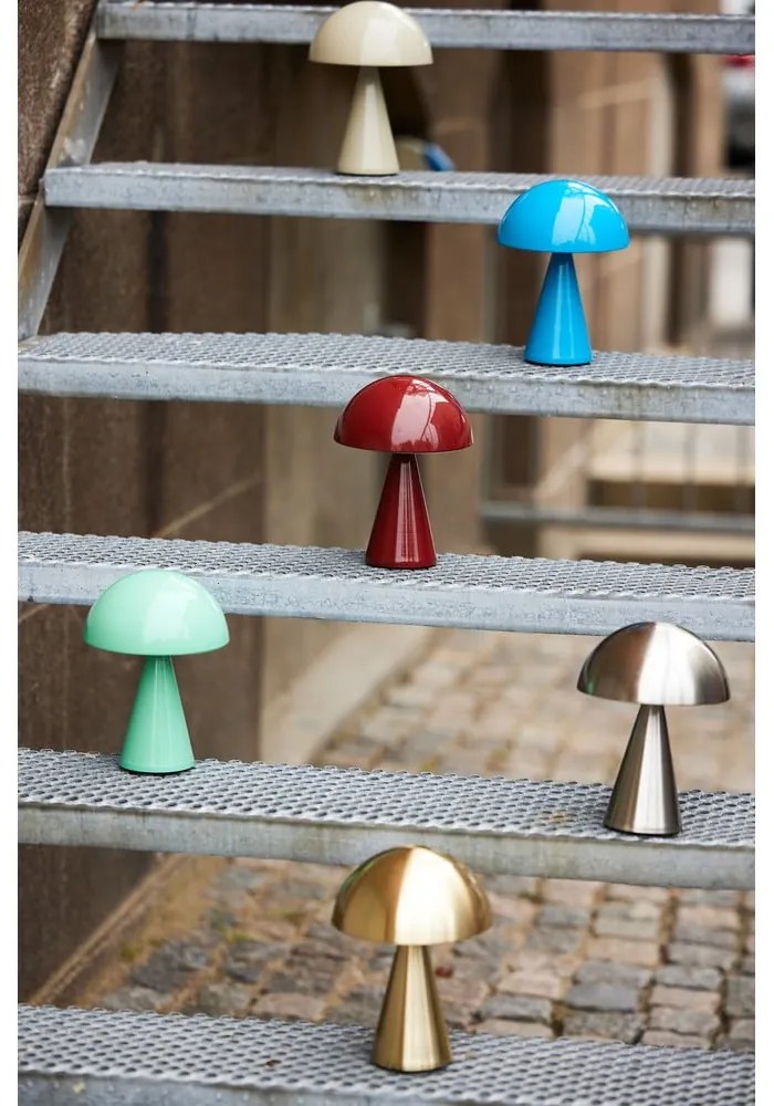 Lampada da tavolo LED dimmerabile color menta (altezza 20 cm) Mush - Hübsch