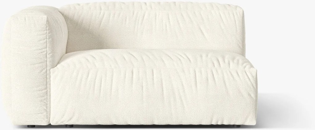 Modulo con bracciolo Martina in Bouclé Baloo – 160x106 cm