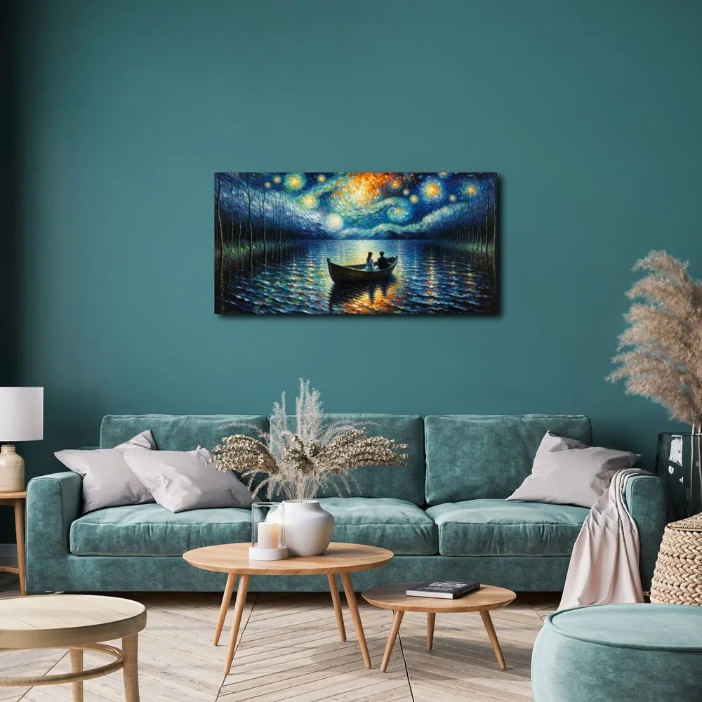 Quadro su tela – Calma serale sulla superficie