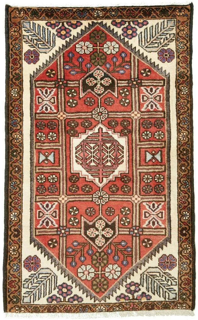 Hamedan Tappeto 80 x 130 (Iran) Annodato A Mano
