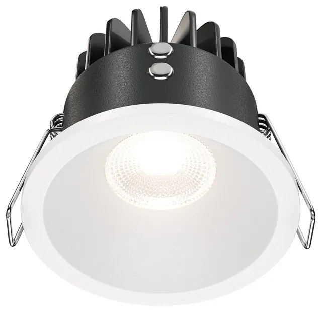 Faretto Da Incasso Moderno Zoom Alluminio Tondo Bianco Led