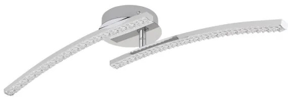 Globo 67169-12IP - Lampadario LED da parete per bagno JULES 2xLED/6W/230V IP44