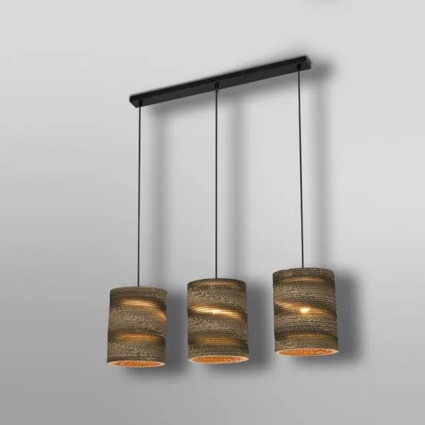 Ledvance - Lampadario a sospensione con filo DECOR CARDBOARD 3xE27/15W/230V