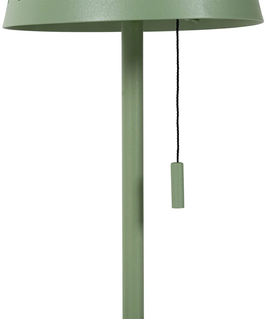 Set di 2 lampade da tavolo verdi con LED dimmerabile a 3 livelli ricaricabile e solare - Ferre