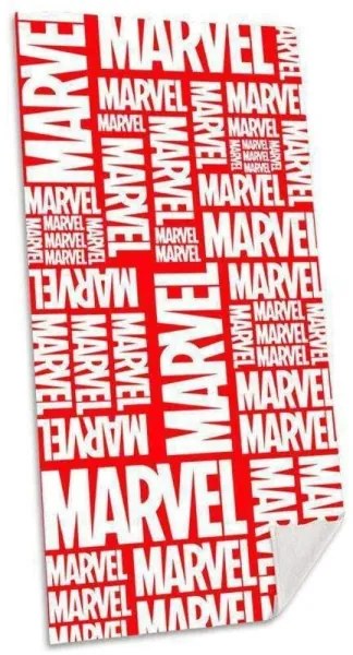 Trade Shop - Telo Mare In Cotone Marvel Avengers Rosso Asciugamano Mare Piscina Bambini