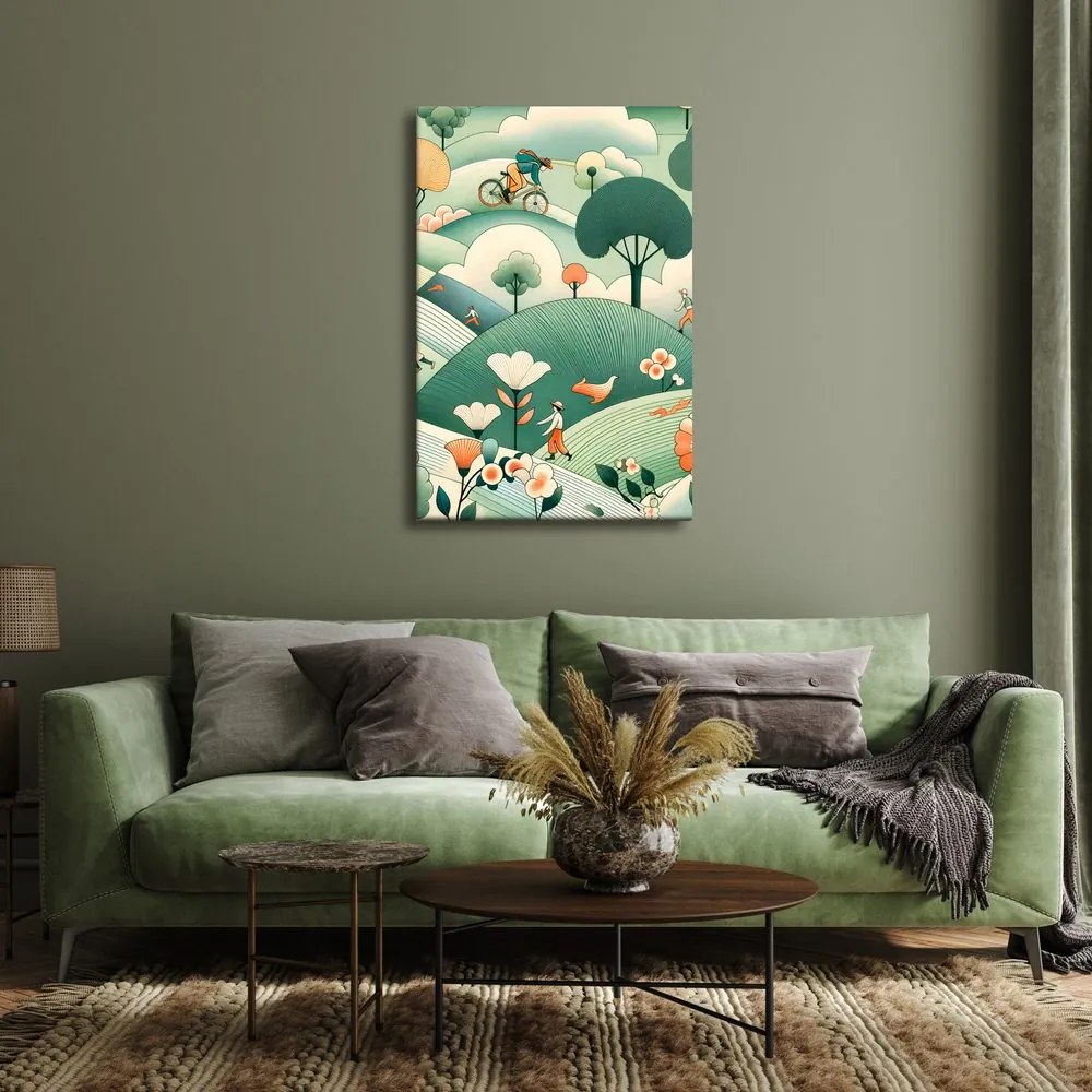 Quadro su tela – Giornata di primavera nella natura