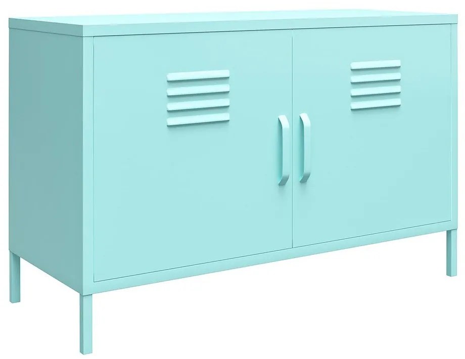 Armadietto in metallo azzurro 100x64 cm Cache - Novogratz