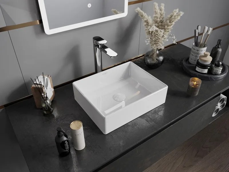 Mexen Goya lavabo da appoggio 40 x 32 cm, bianco - 22184000