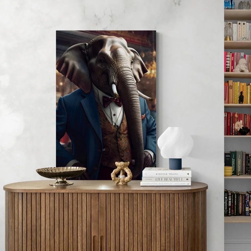 Quadro su tela – Gangster animale elefante