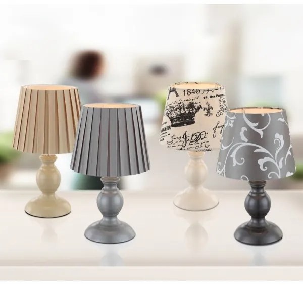 Globo 21690 - Lampada da tavolo METALIC 1xE14/40W/230V