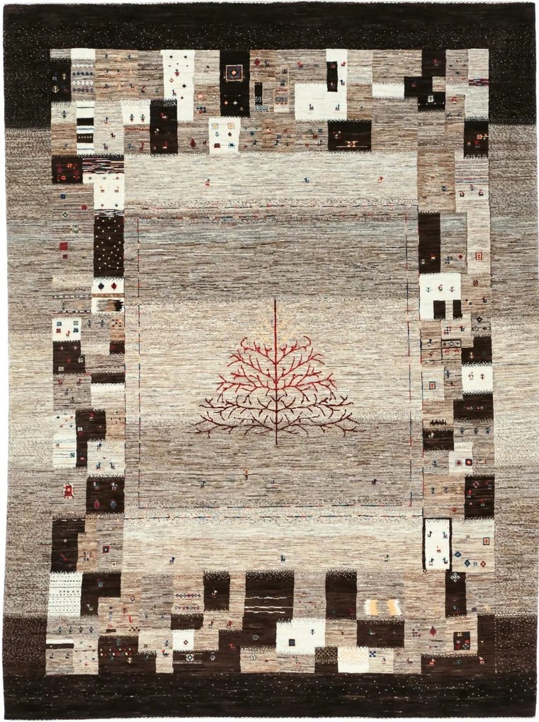 Loribaft Tappeto 220 x 290 Beige (Iran) Annodato A Mano