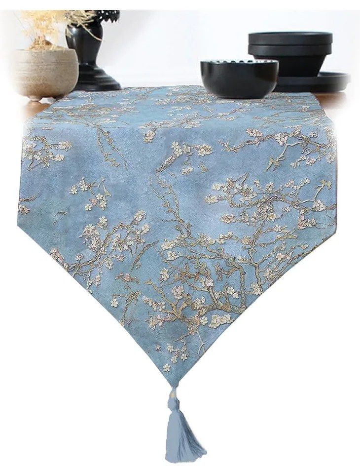 Runner 45x140 cm Blue Spring – Minimalist Cushion Covers