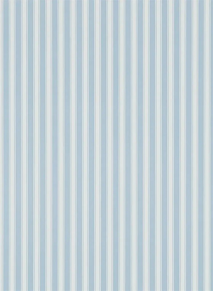 Sanderson Tapete New Tiger Stripe - Blue/ Ivory