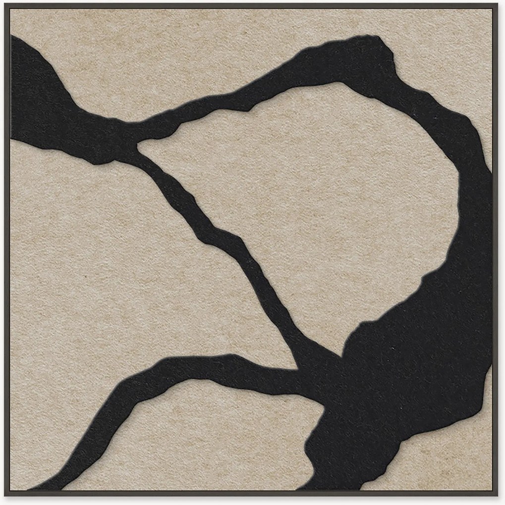 Quadro acustico incorniciato Quiet Friction 1