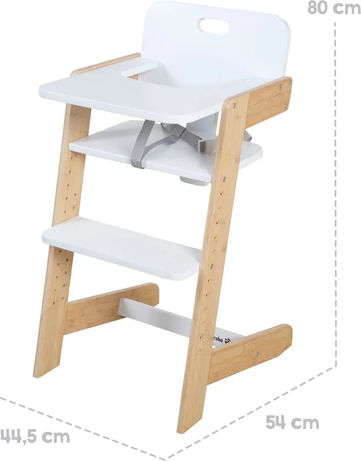 Seggiolone bianco Nature UP – Roba