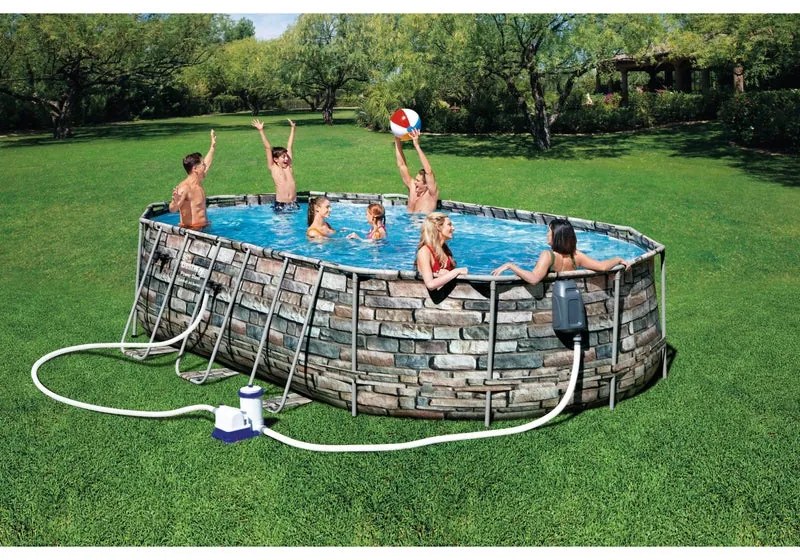 Piscina fuori terra tubolare BESTWAY Power Steel Comfort Jet