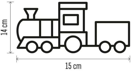Decorazione natalizia LED 3xLED/2xAA grigio