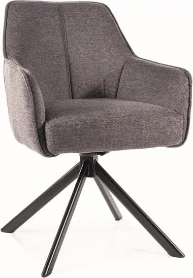 Sedia Brego Notti Brego grigio 18/nero