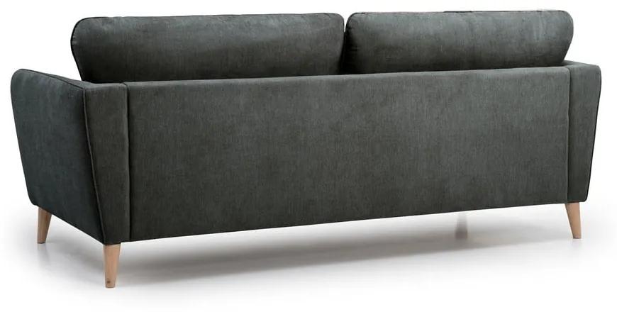Divano nero e grigio 206 cm Oslo - Scandic