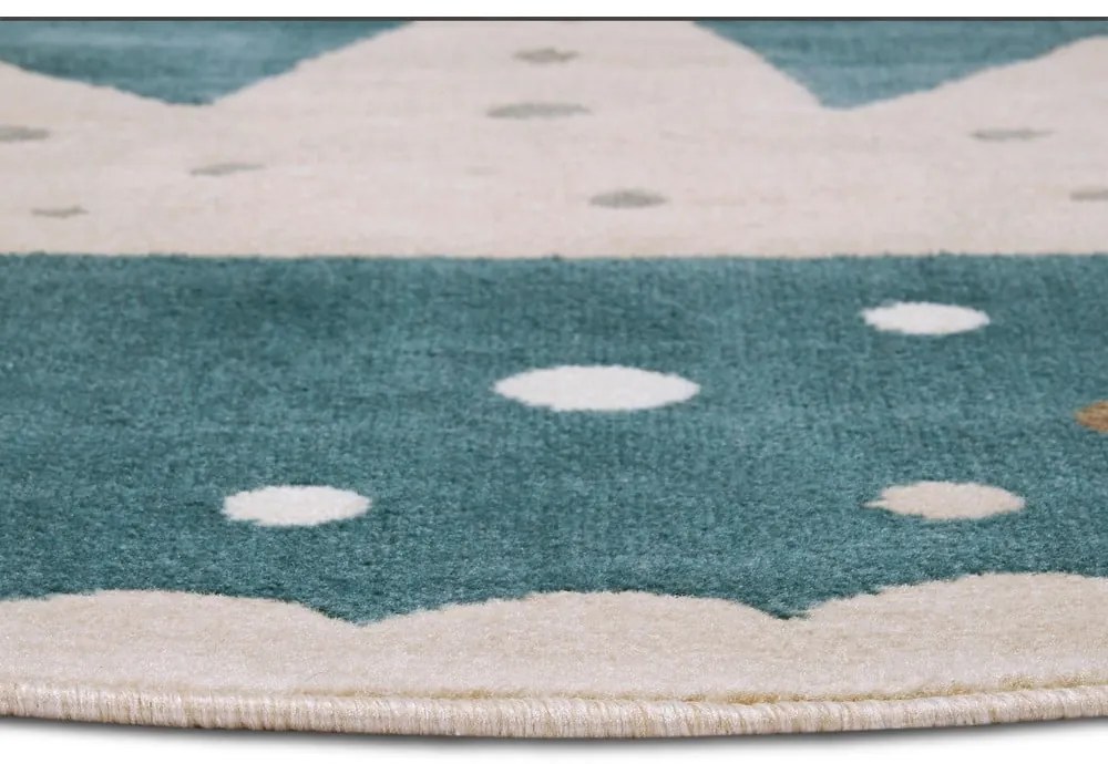 Tappeto blu per bambini ø 140 cm Crown - Hanse Home