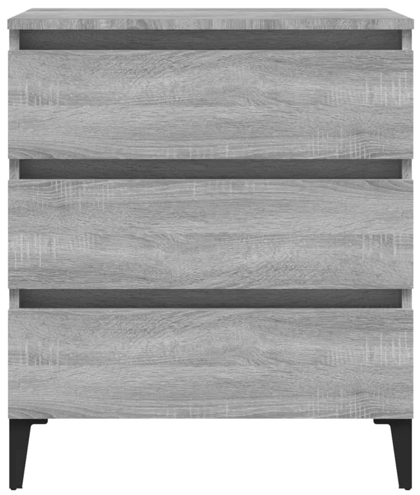 Credenza grigio sonoma 60x35x69 cm in legno multistrato