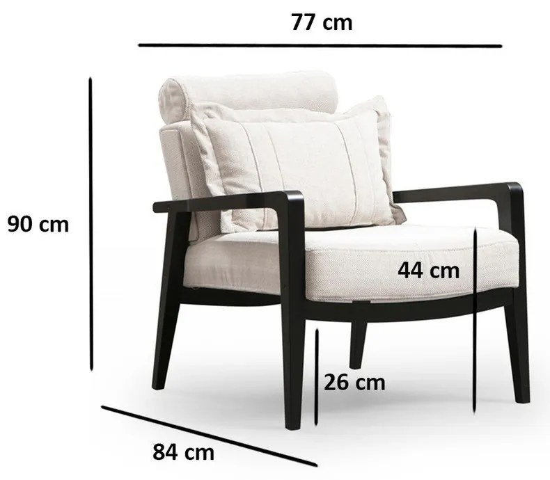 Poltrona crema Apollo - Artie