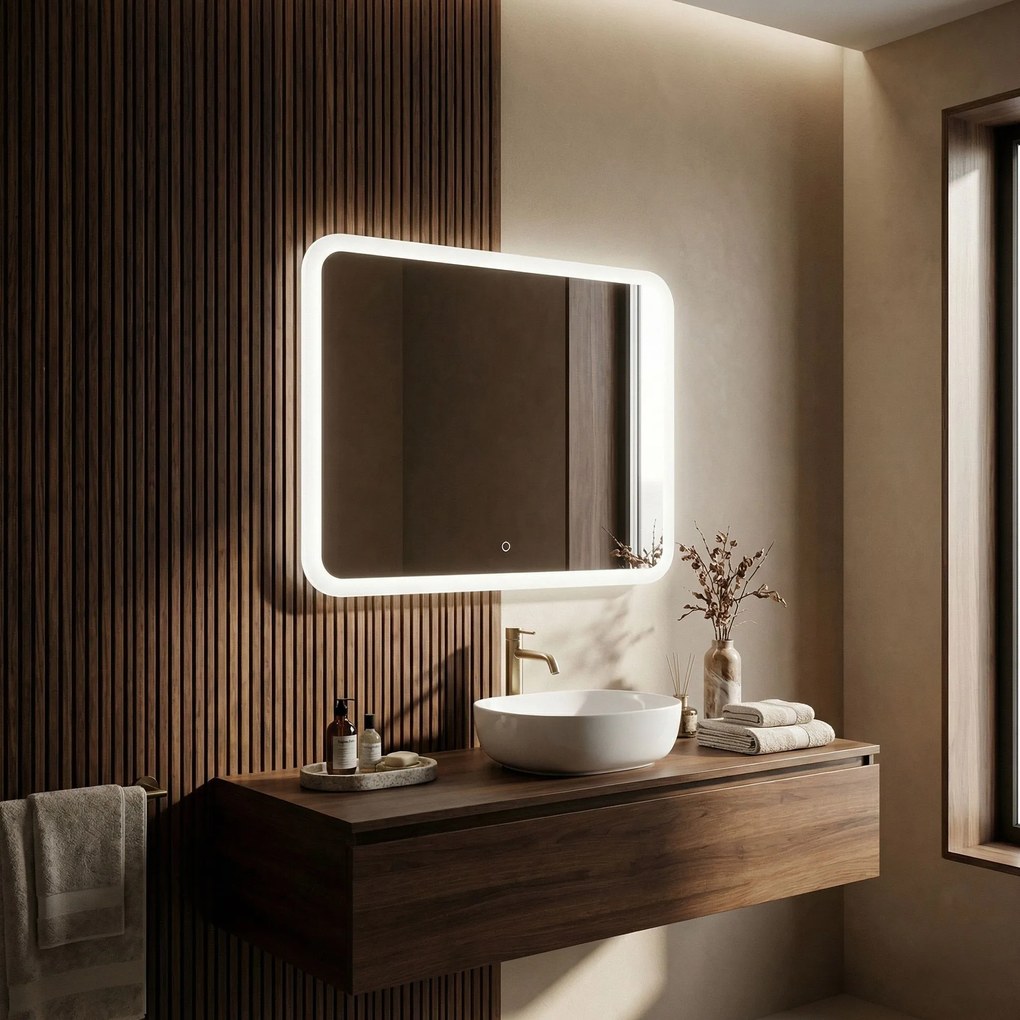 Specchio LED 80x60cm TOP-3