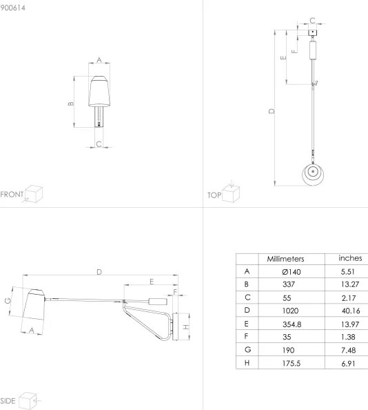 Eglo 900614 - Applique LORETO 1xE27/28W/230V