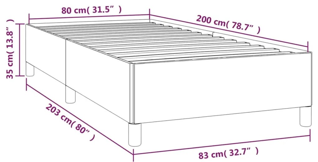 Giroletto Nero 80x200 cm in Tessuto