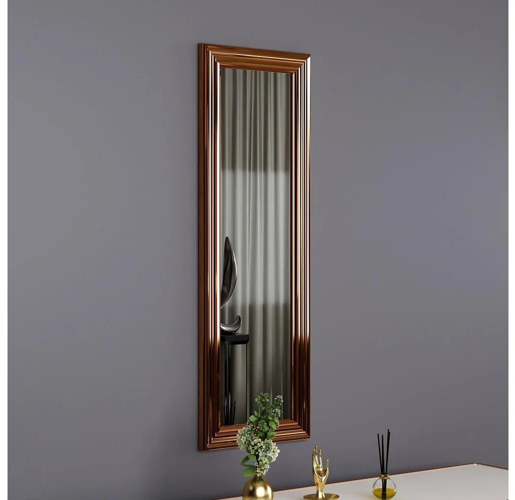 Specchio da parete BOSS 90x30 cm bronzo