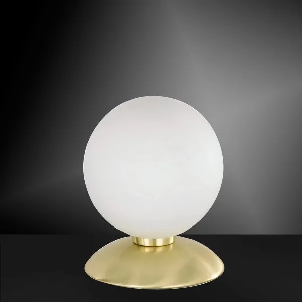 Paul Neuhaus 4437-60 - Lampada da tavolo BUBBA 1xG9/28W/230V con dimmer a sfioramento, dorata