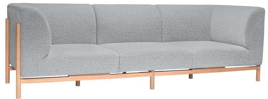 Divano grigio 257 cm Moment - Hübsch