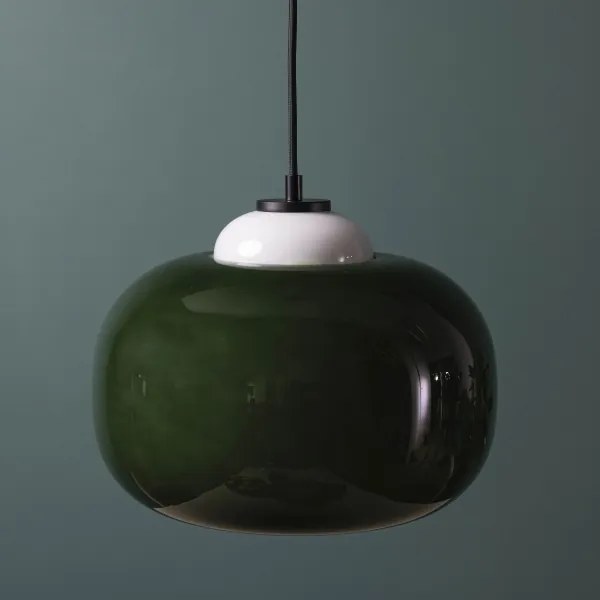 Brilliant - Lampada a sospensione su cavo BLOP 1xE27/60W/230V verde