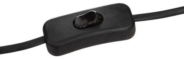 Atmosphera - Lampada da tavolo KOBY 1xE14/40W/230V canapa/nero