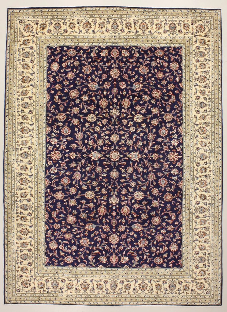 Kashan Tappeto 250 x 350 (Iran) Annodato A Mano